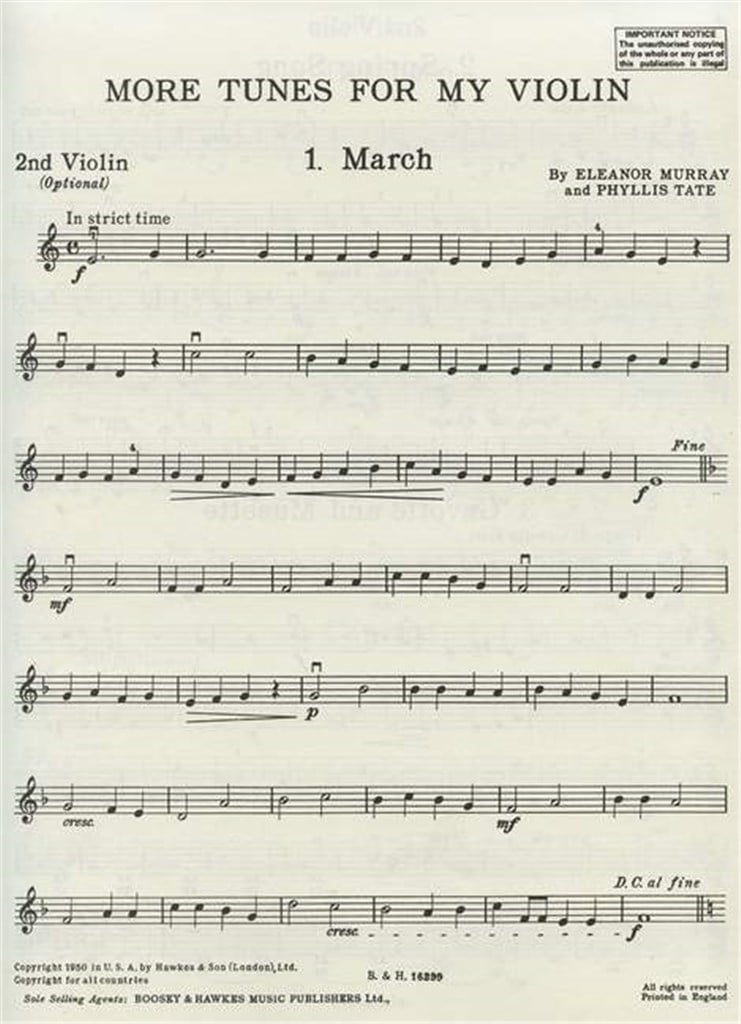 More Tunes for my Violin